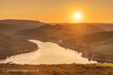 The goldon hour at bamford edge