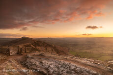 sunrise at mam tor