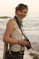Anna on beach