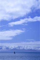 Yatch off Neist Point Isle of Skye