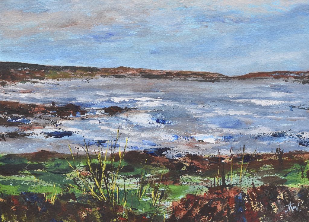 Looking towards Ogmore