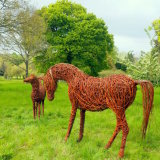 Arabian Mare & Foal - Hillier Gardens