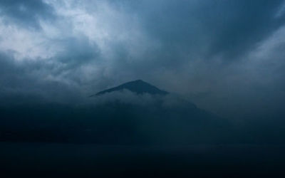 Storm over Lake Como