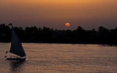 Sunset on Nile