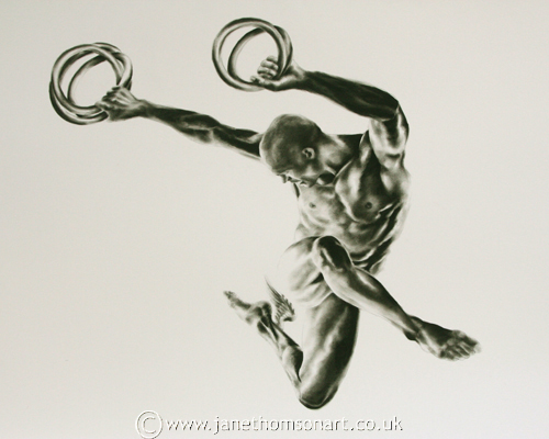 Hermes and the Stolen Rings - Selected for 'The Celebration of Sport'  The Bermondsey Project, London.