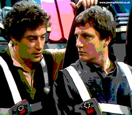 Blake's 7 - Space Fall - Blake and Avon