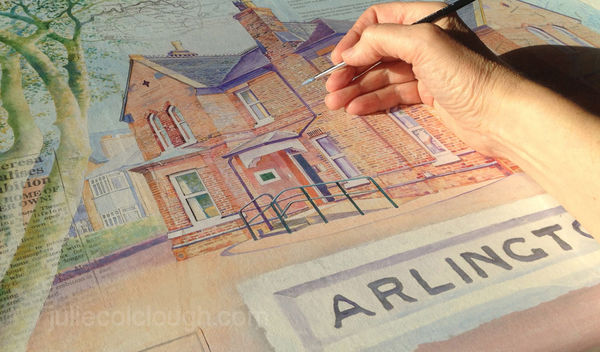 Work in progress. Commission for Arlington House