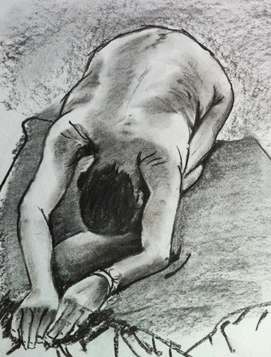 Figure study charcoal