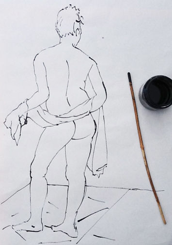 Ink and stick