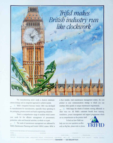 As efficient as Big Ben. Commission for 'Trifid'.