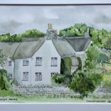 Putsborough Manor North Devon. Watercolour N/A