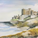 Bamburgh Northumberland Watercolour