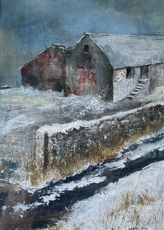 'Barn with Stone Steps'