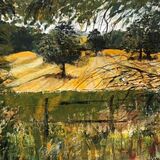 Cornfield from the Wood - acrylic