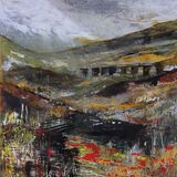 ‘Viaduct’ Acrylic Square 24”x24”