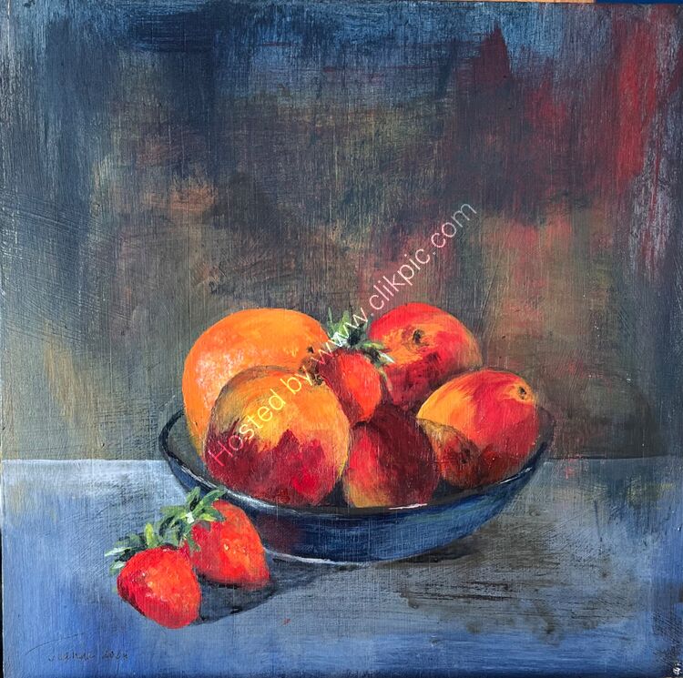 ‘Summer Fruits’ still life