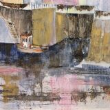 Little Bobbing Boat SOLD acrylic