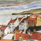 'Inpspired by Robin Hoods Bay' Watercolour inks and pen