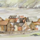 Robin Hood's Bay Watercolour