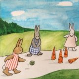 SR05 Some rabbits just play around with their food