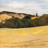 View of Priory Church Bridlington, from Boynton Acrylic SOLD (prints available)