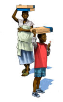 Receiving aid in Tanzania