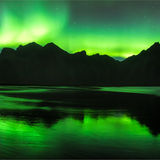 Aurora reflected