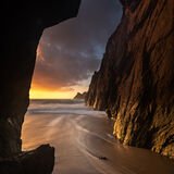 Sunset cave
