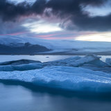 Sunset over Jokulsarlon