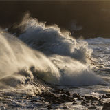 Backlit waves