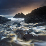 Approaching storm, Kynance