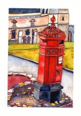 *Durham Cathedral postbox