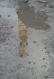 3rd.. tanfield crane reflection. Janet Long. Judge: Alan Porrett,