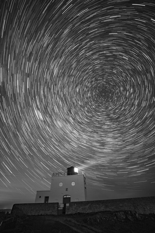 Bambrough Lighthouse.