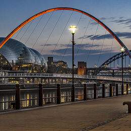 H.C. As night falls on the Quayside. Ray Bell. Judge: The Members.