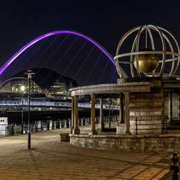 H.C. As night falls on the Quayside. Ray Bell. Judge: The Members.