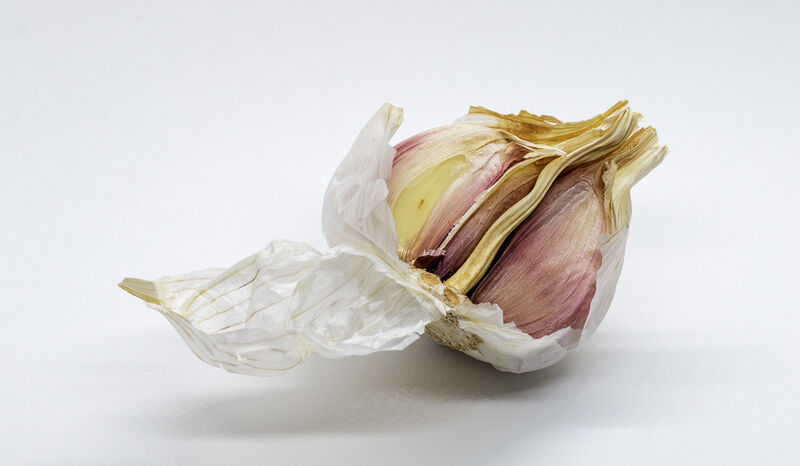 3rd. Garlic on white. Gayle Hall. Judge: Alan Wilson.