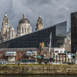 Commended. Old and New from the Albert Docks, Liverpool. Ray Bell. Judge: Ivor Robison.