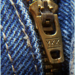Zip on jeans