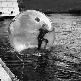 Zorbing alone