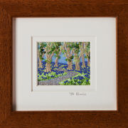 Bluebell wood. Mount size 5.25" x 4.75"