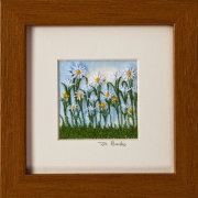 Daisies. Mount size 5"x5"