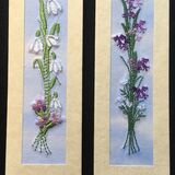 Snowdrops and Bluebells Size 7" x 2"