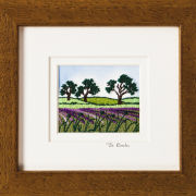 Lavender Field mount size 5.25" x 4.75"