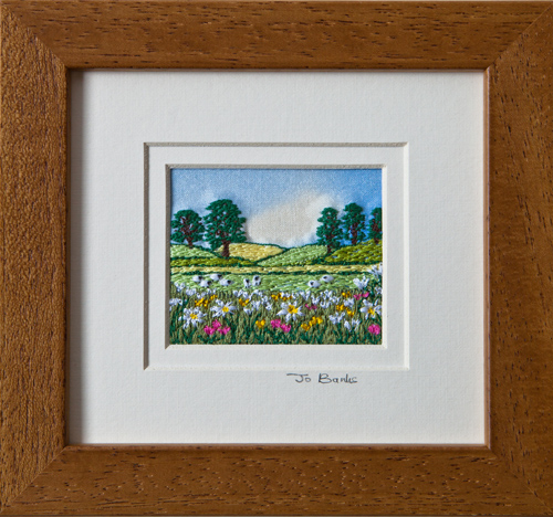 Summer meadow. Mount size 5.25" x 4.75