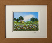 Summer meadow. Mount size 8" x 10"