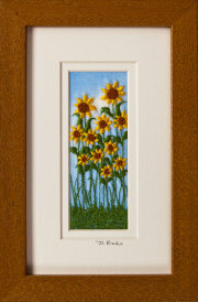 Sunflowers Mount size 7.75"x4.75"