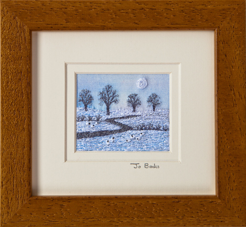 Winter landscape Mount size 5.25" x 4.75"