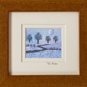 Winter landscape Mount size 5.25" x 4.75"