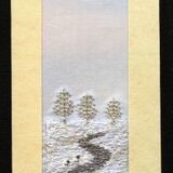 Winter landscape Size 7"x2"